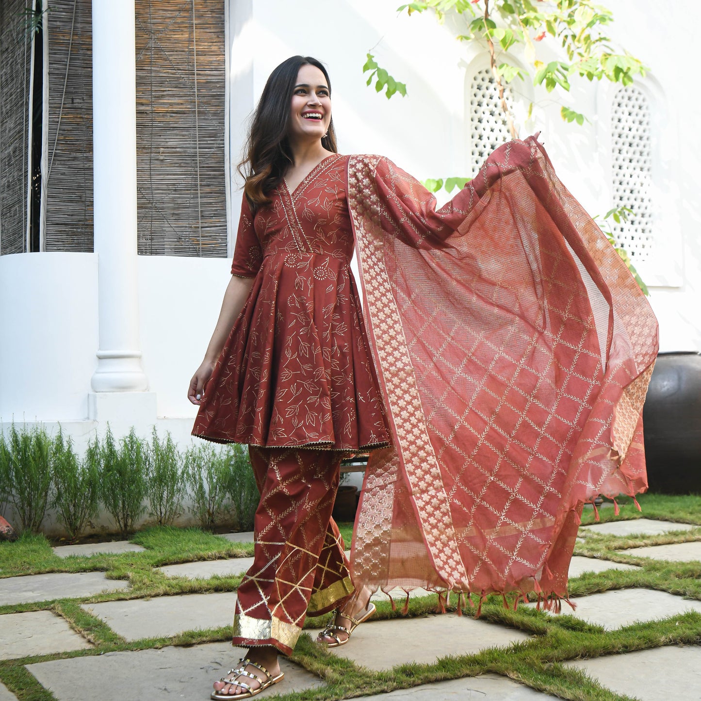 Laaibah Cotton Suit Set