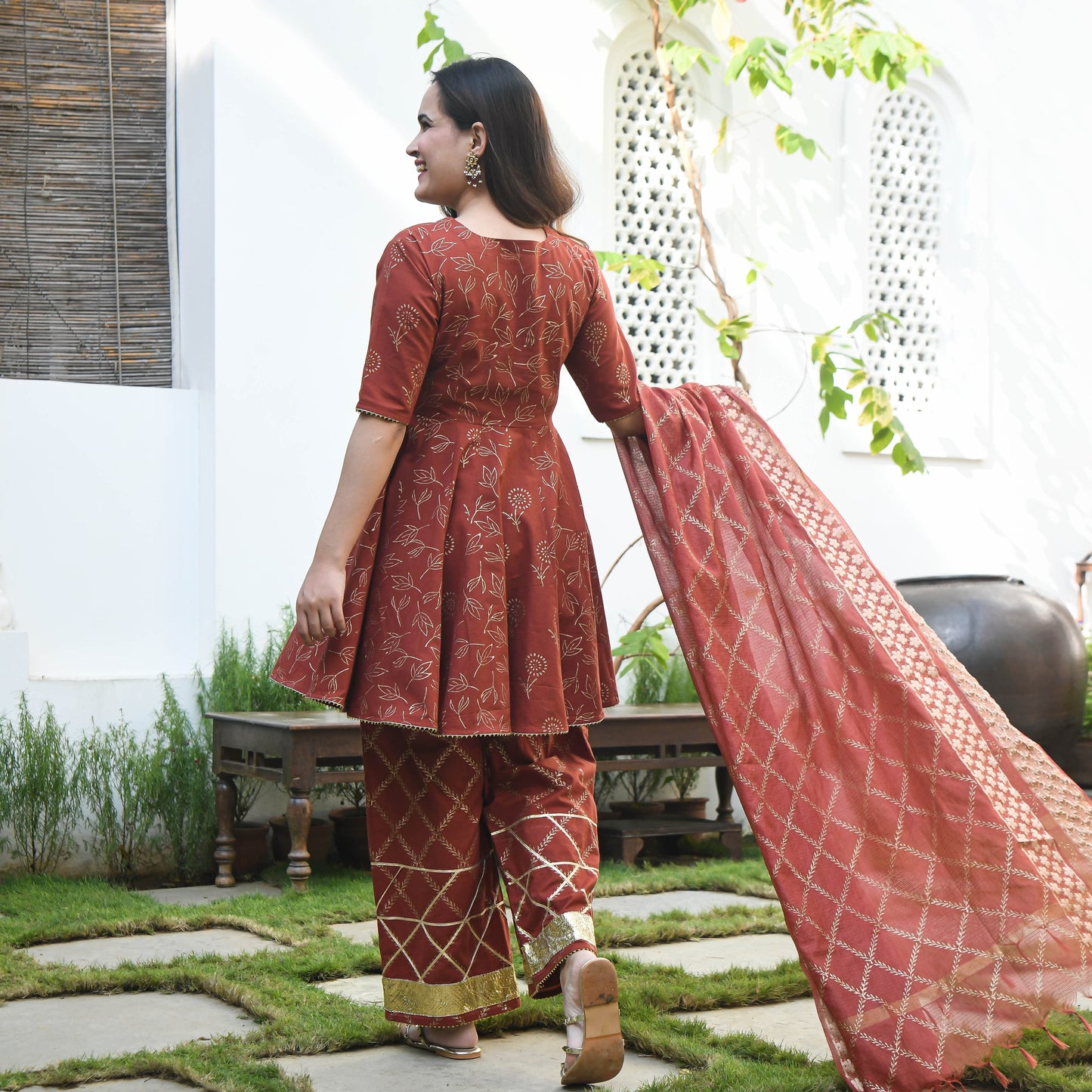 Laaibah Cotton Suit Set
