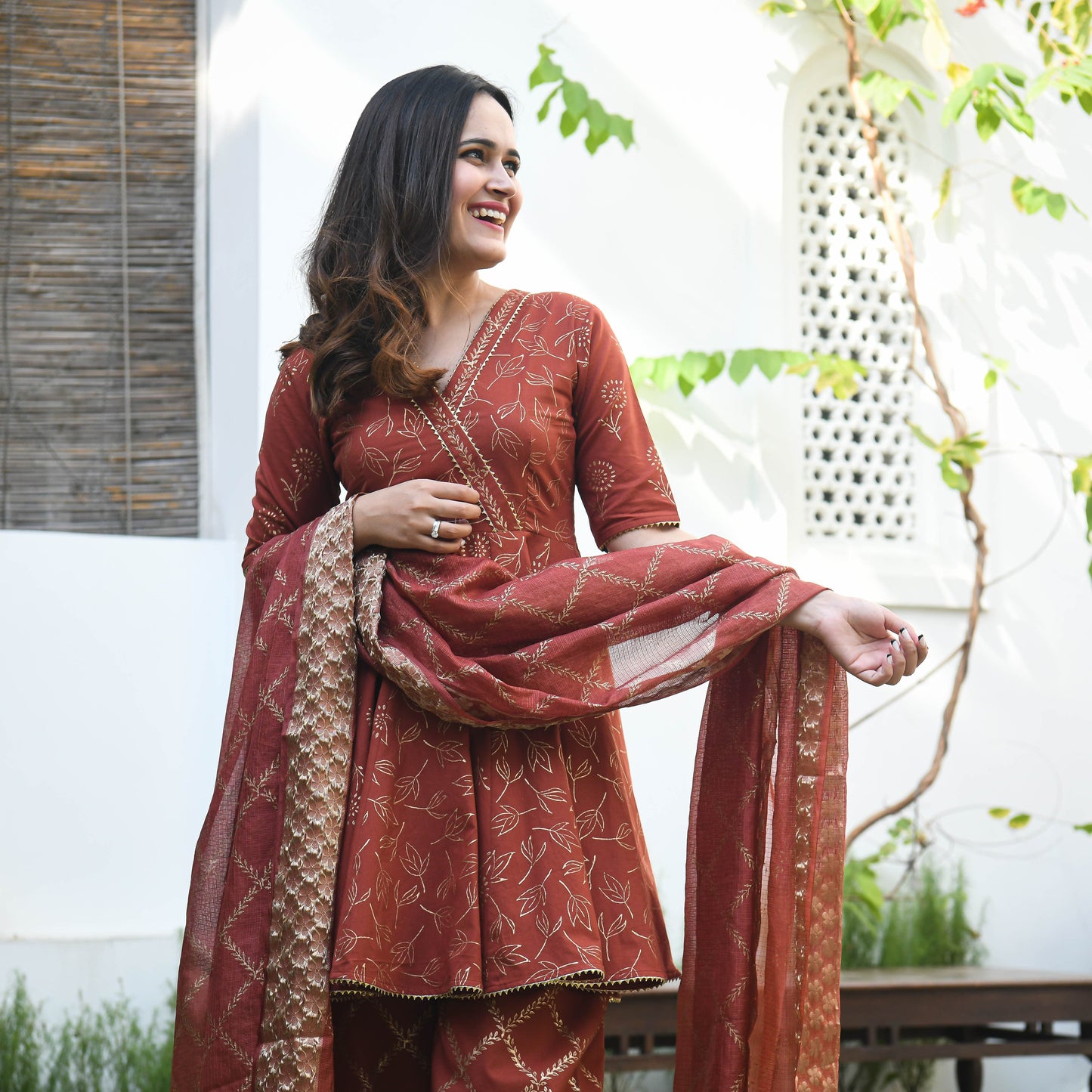 Laaibah Cotton Suit Set