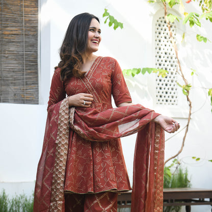 Laaibah Cotton Suit Set