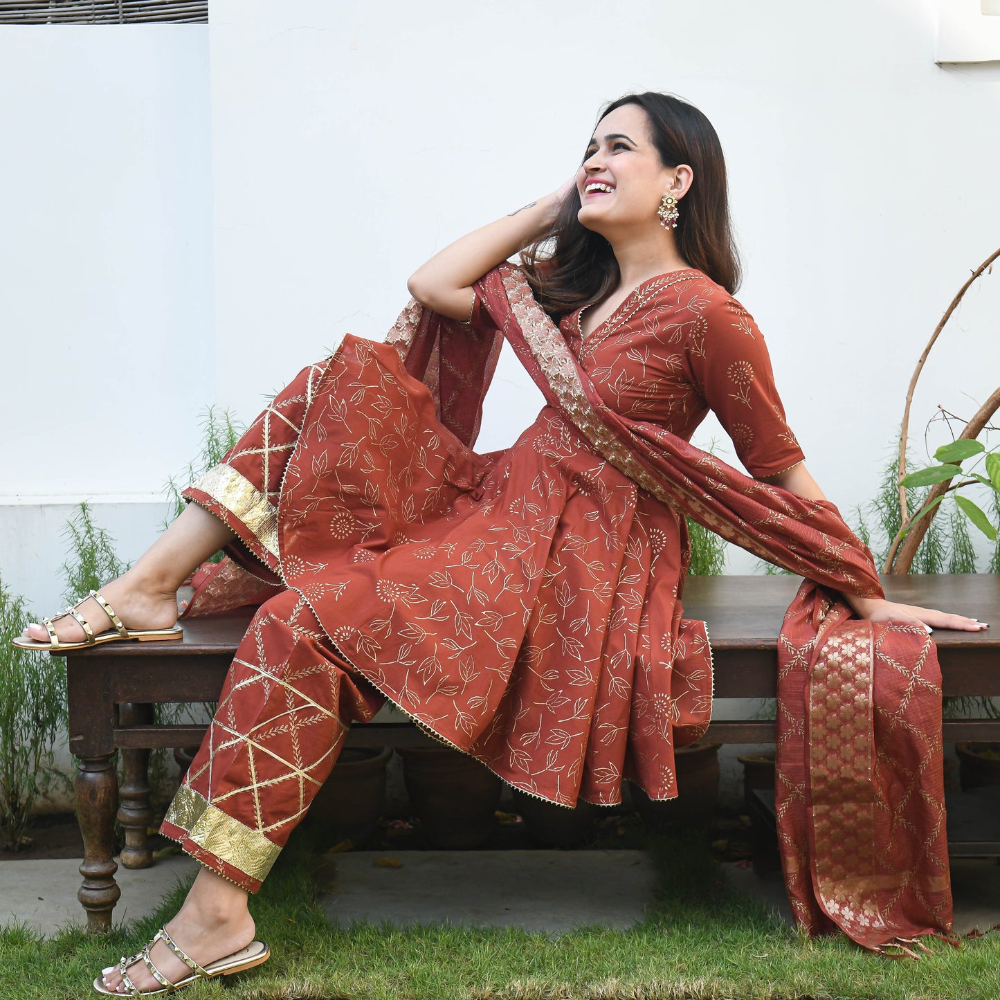 Laaibah Cotton Suit Set