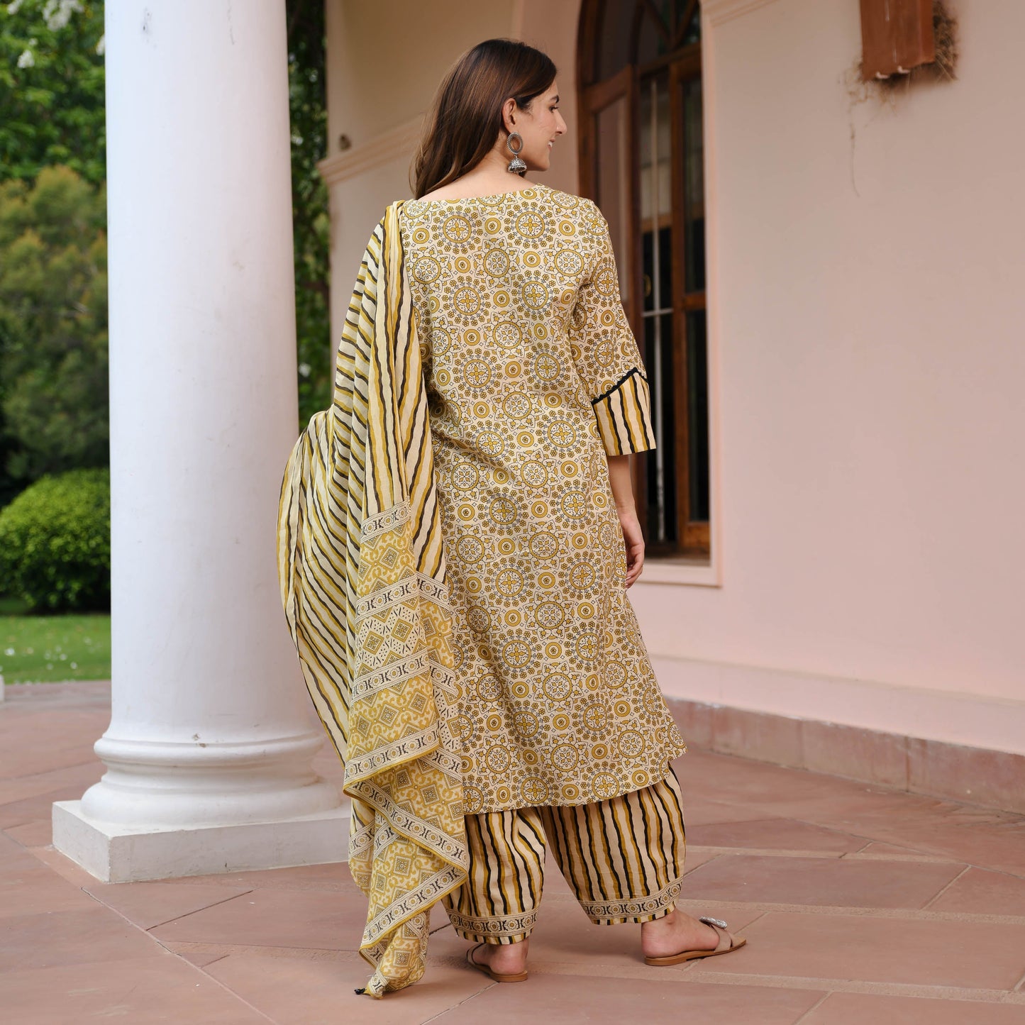 Heritage Handblock Suit Set