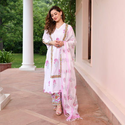 Symphony Handblock Suit Set