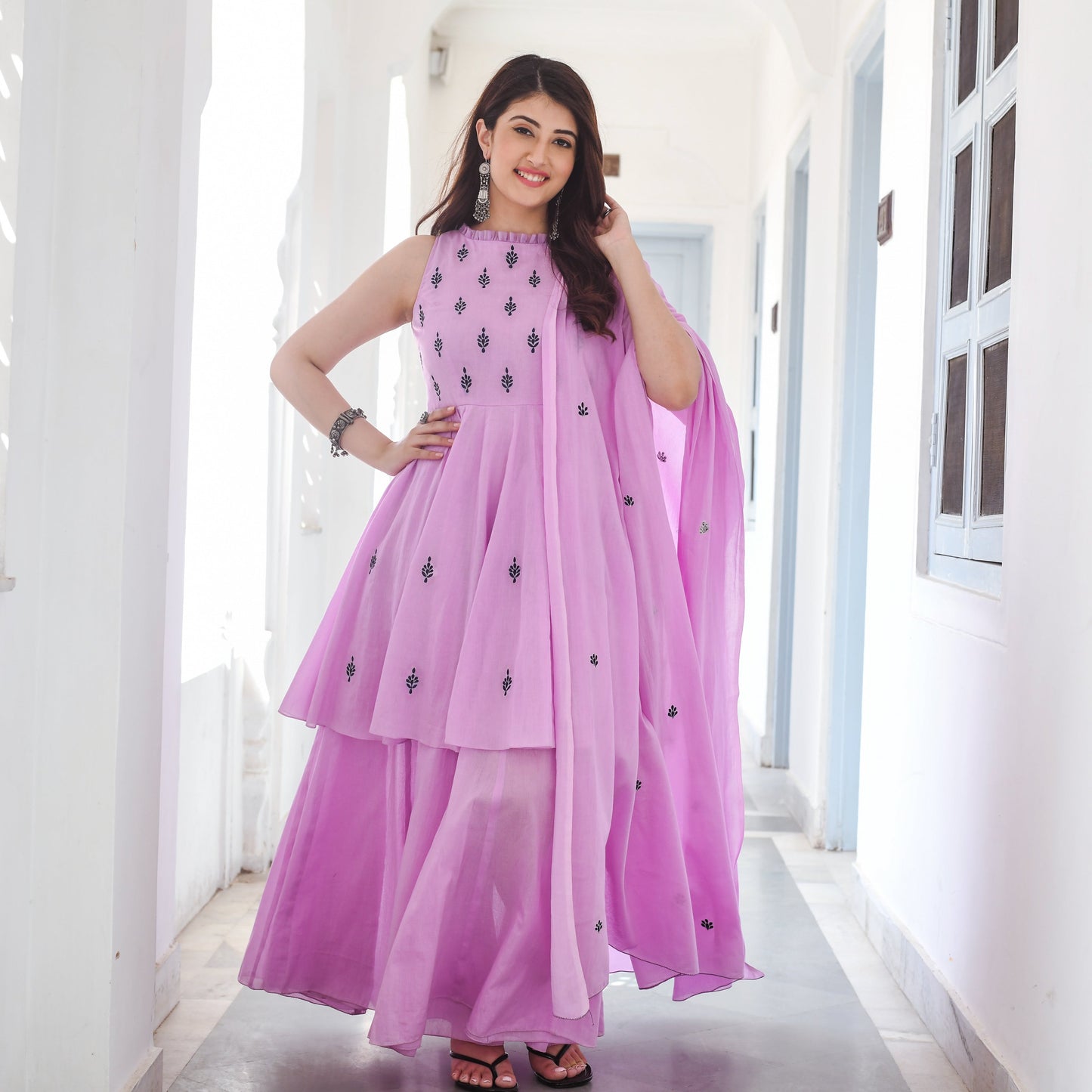 ANCHAL DRESS WITH DUPTTA
