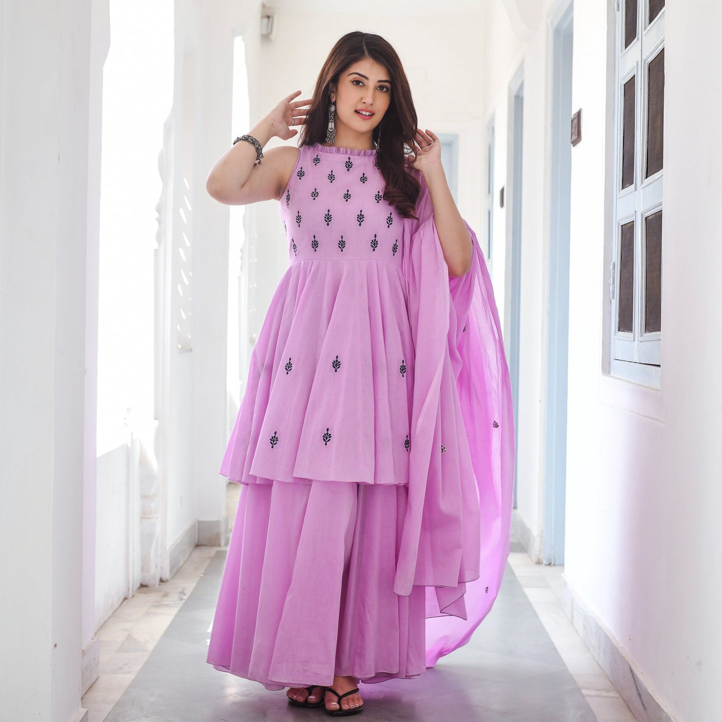 ANCHAL DRESS WITH DUPTTA