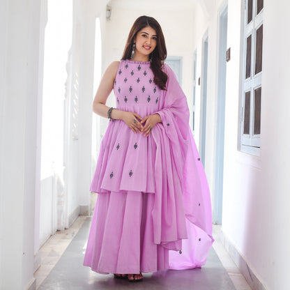 ANCHAL DRESS WITH DUPTTA