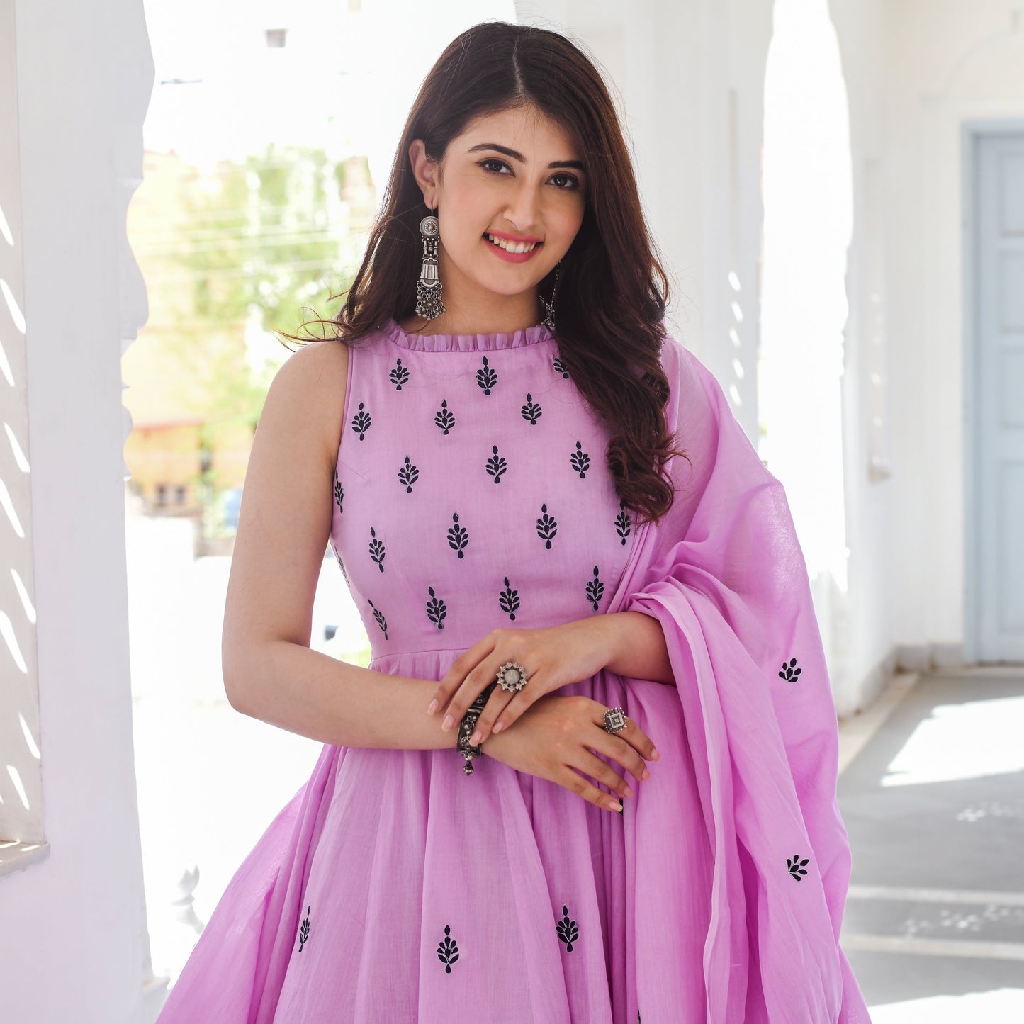 ANCHAL DRESS WITH DUPTTA
