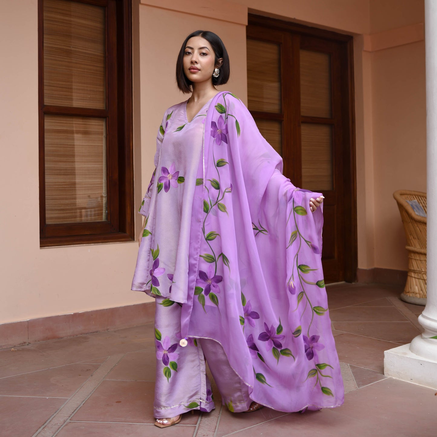 Aanya Tissue Silk Suit set