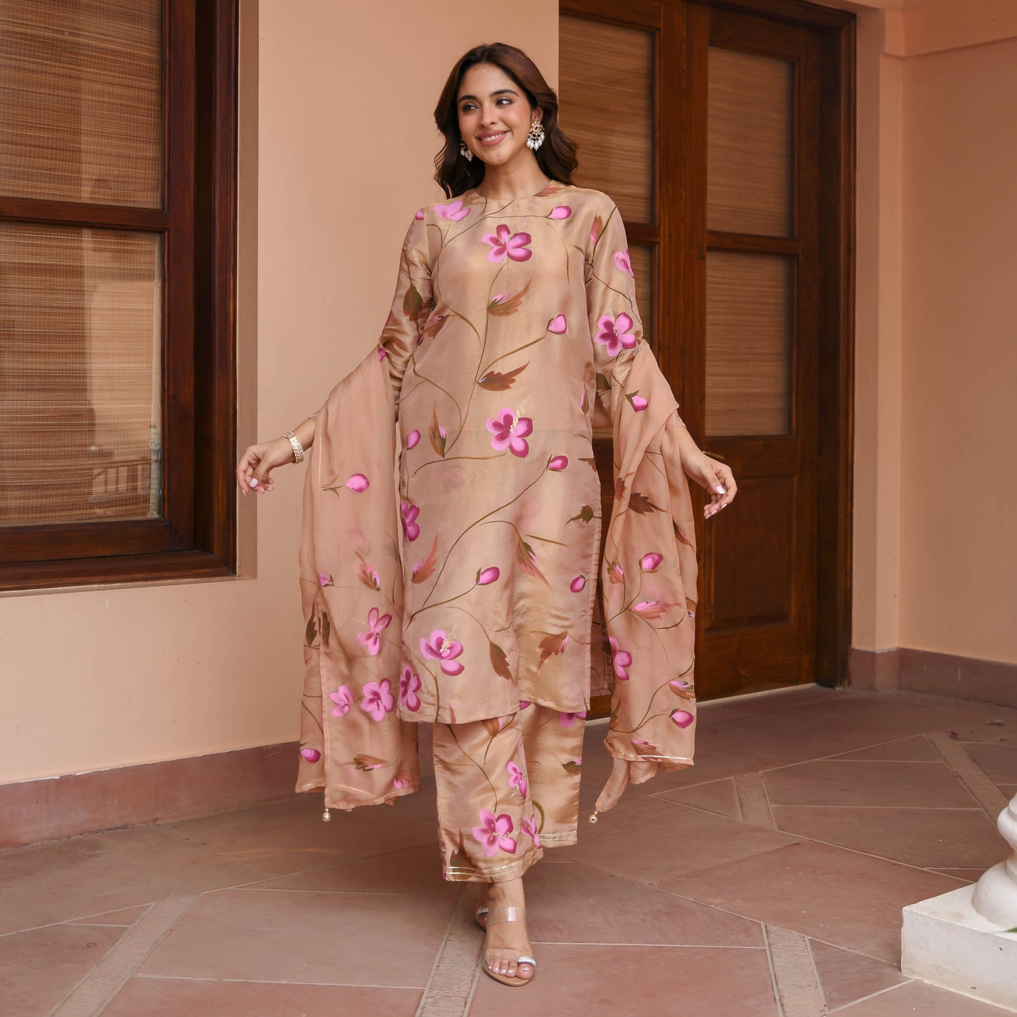 Aditi Tissue Silk Suit set