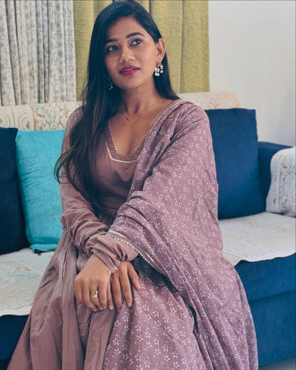 Vedika Trio Cotton Suit Set