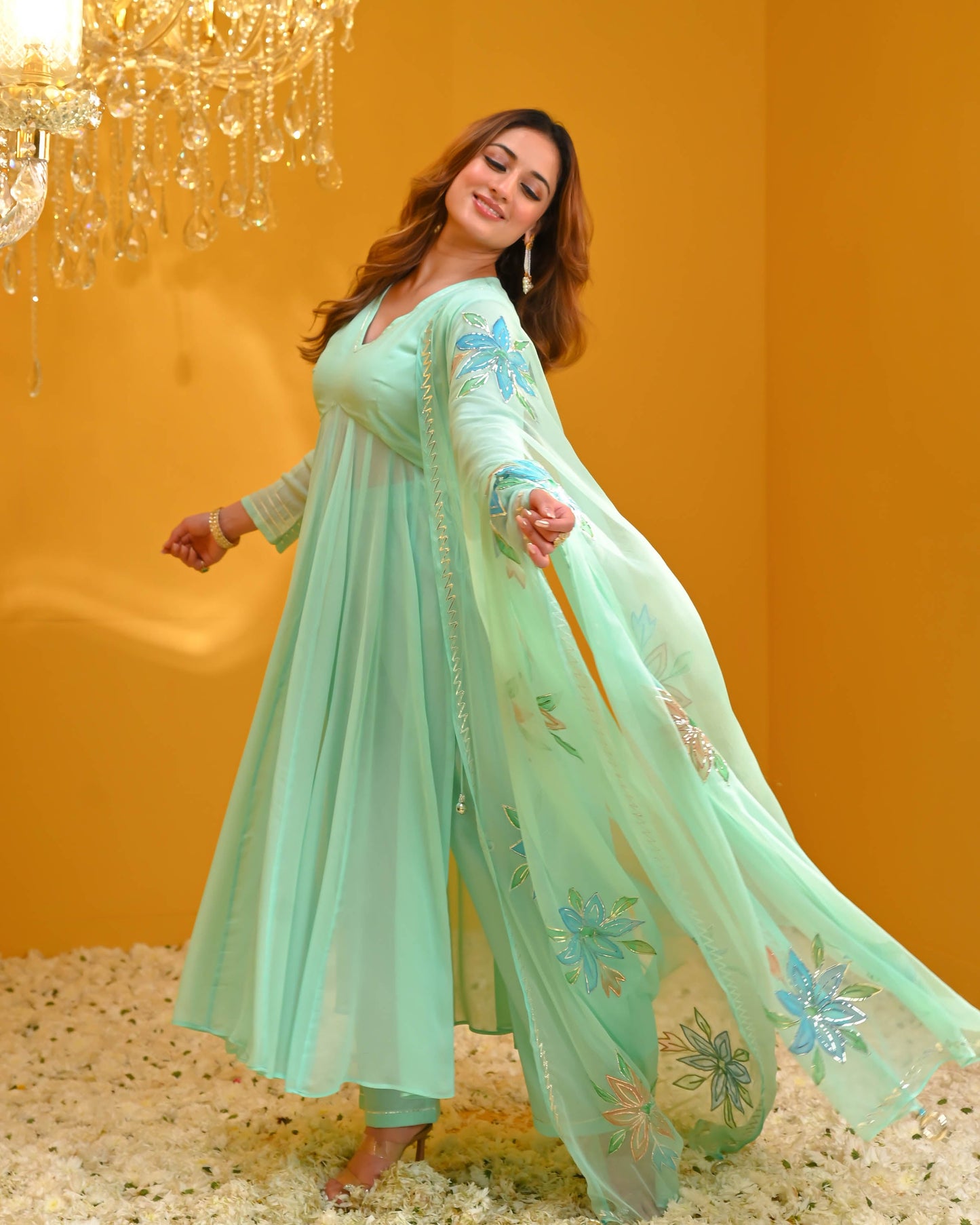 Indira Georgette Suit Set