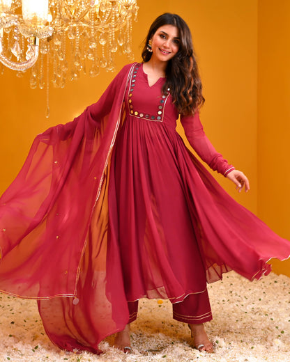 Vedika Georgette Suit Set