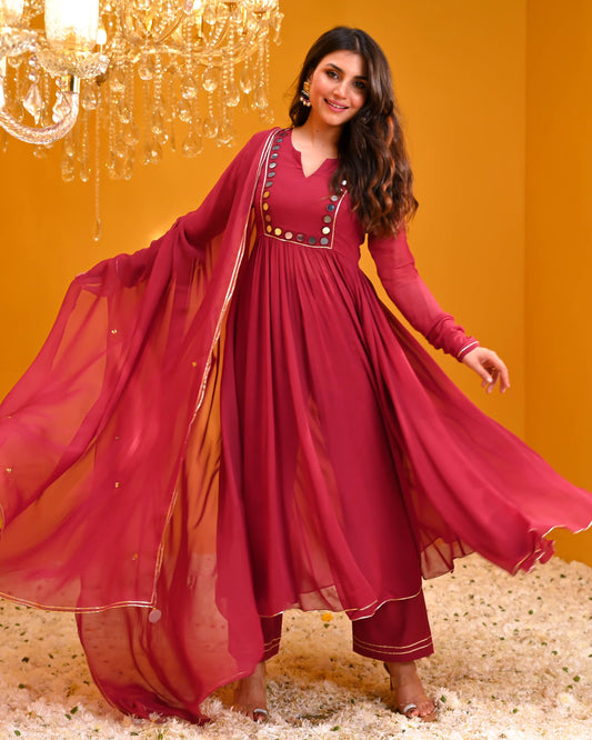 Vedika Georgette Suit Set