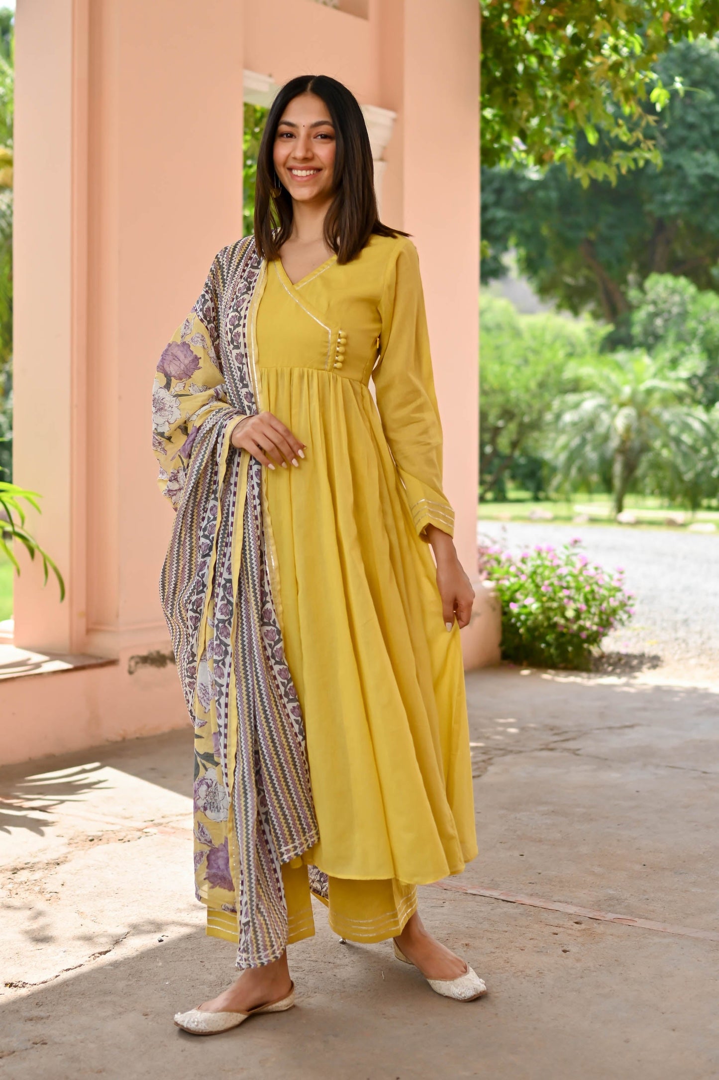 Diya Cotton Suit Set Trio