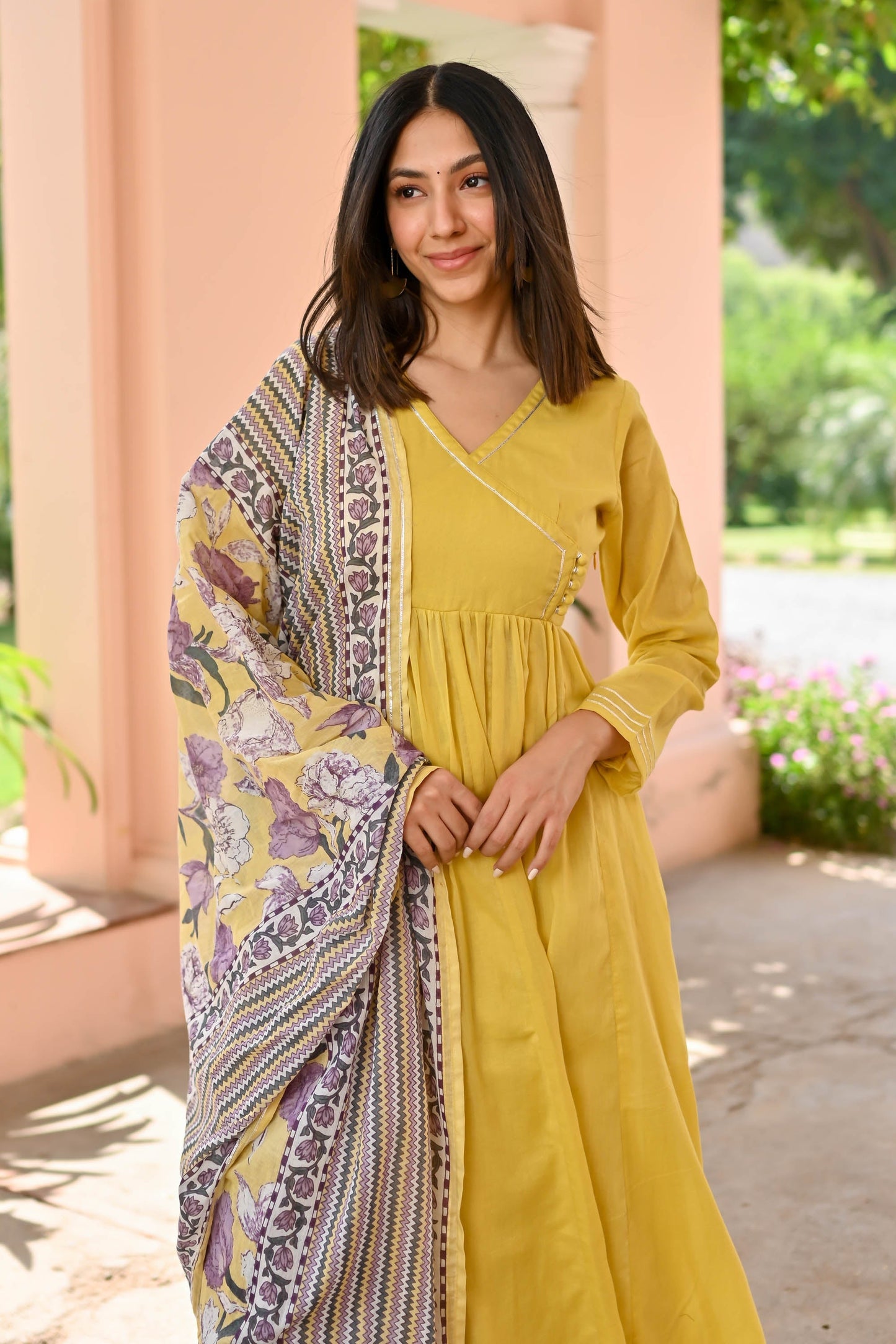 Diya Cotton Suit Set Trio