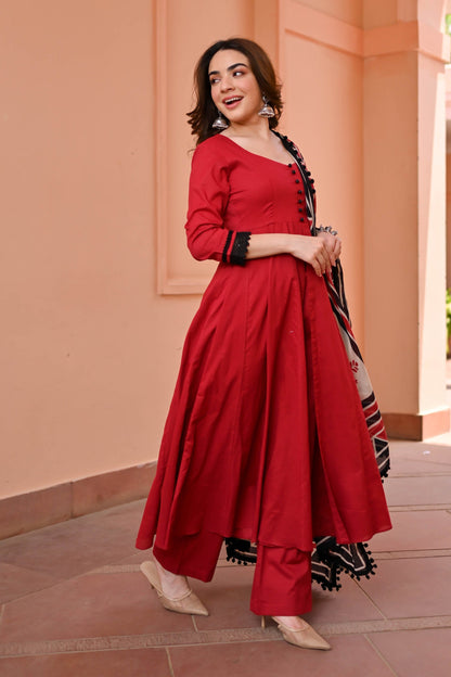 Aryahi Cotton Suit Set Trio