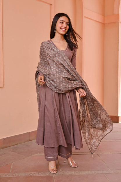 Vedika Trio Cotton Suit Set
