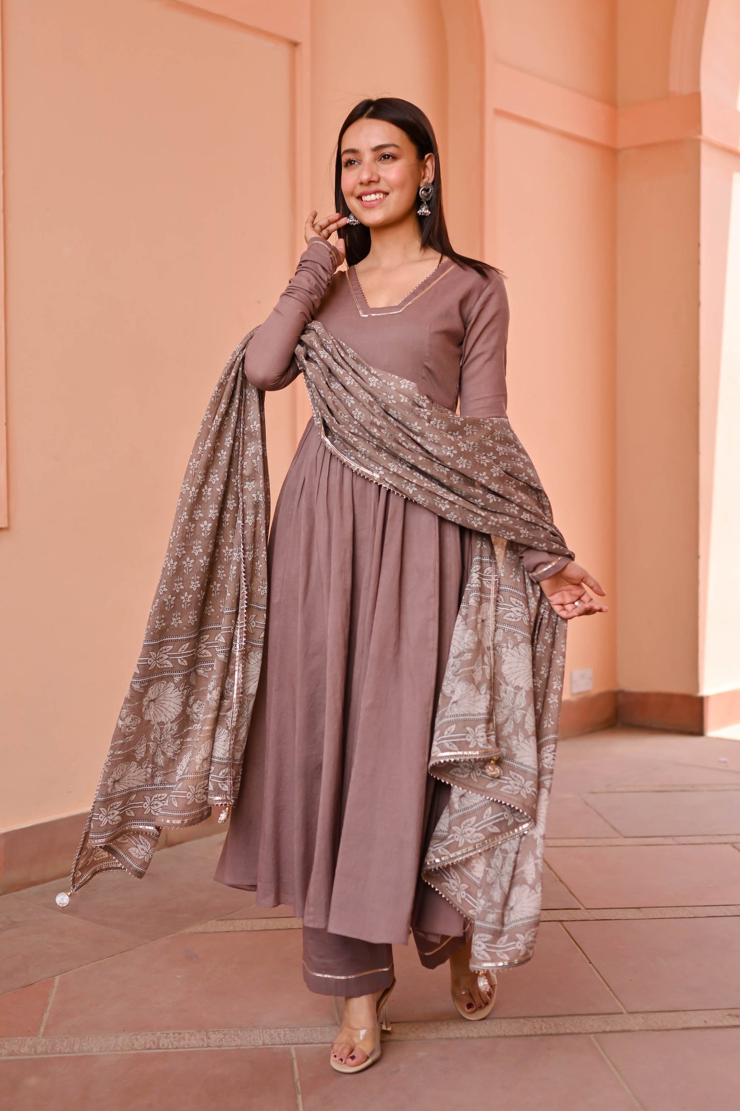 Vedika Trio Cotton Suit Set