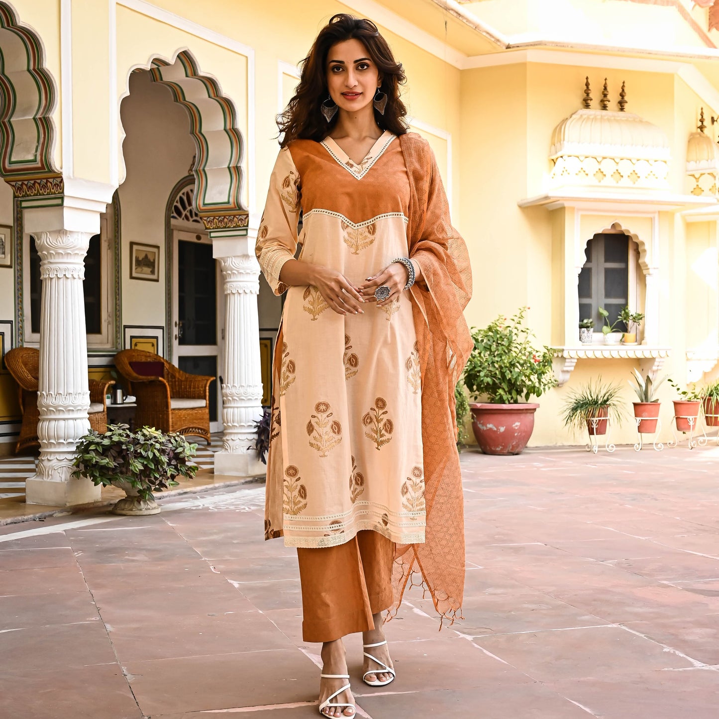 Sakhi Fashions Aabha Cotton Suit Set