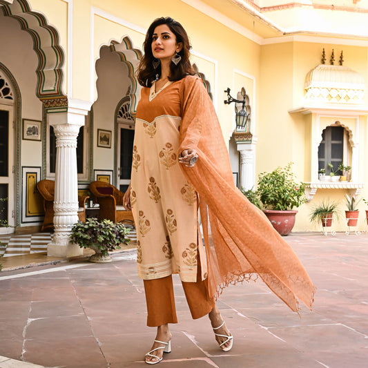Sakhi Fashions Aabha Cotton Suit Set