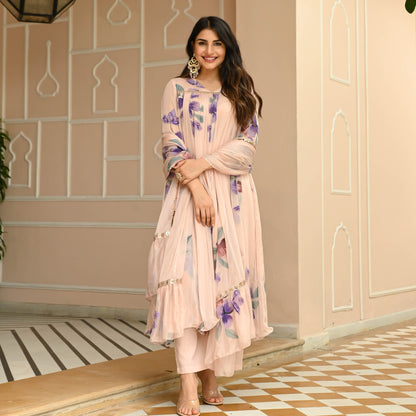 Delicacy Handpainted Suit Set