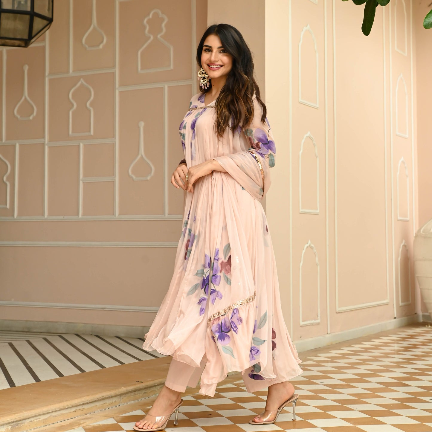 Delicacy Handpainted Suit Set