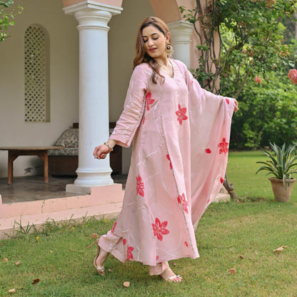 Pihu Tissue Silk Suit set