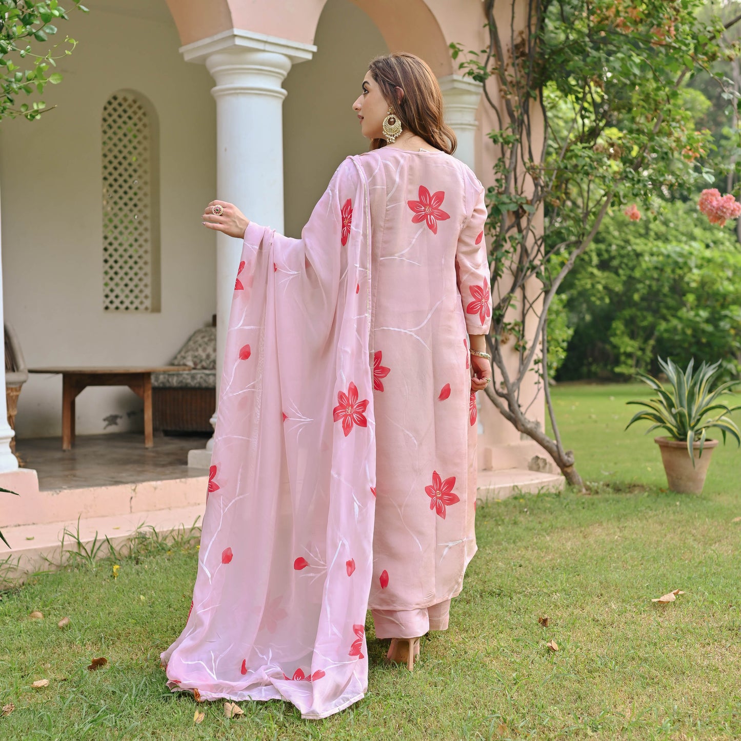 Pihu Tissue Silk Suit set