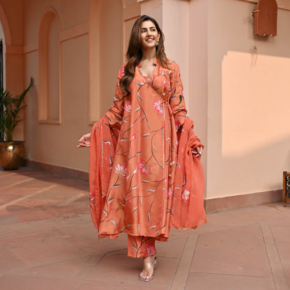 Suhana Tissue Silk Suit set