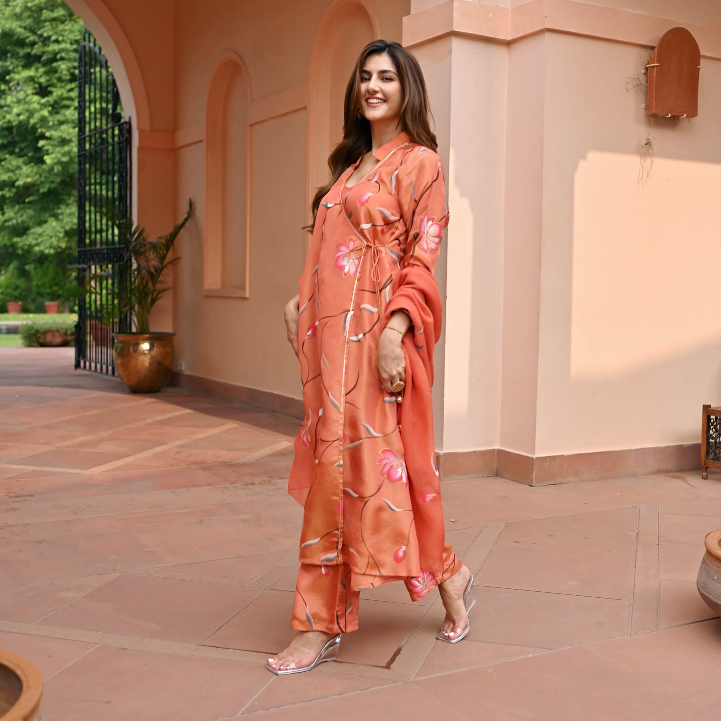 Suhana Tissue Silk Suit set
