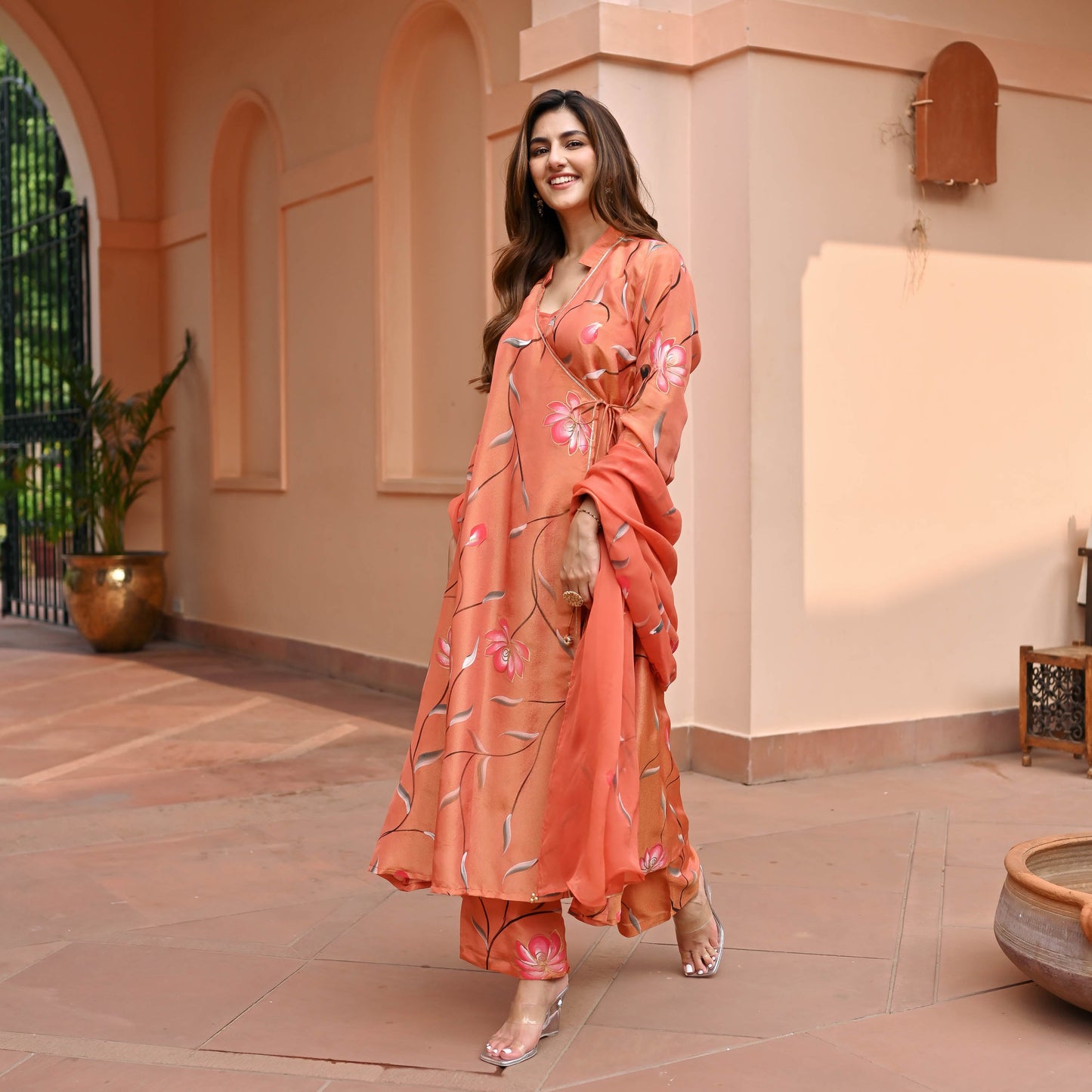Suhana Tissue Silk Suit set