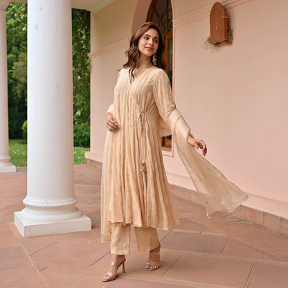 Elegance Georgette Embroidered Suit Set