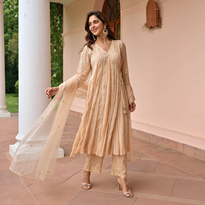 Elegance Georgette Embroidered Suit Set