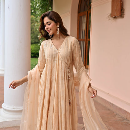 Elegance Georgette Embroidered Suit Set
