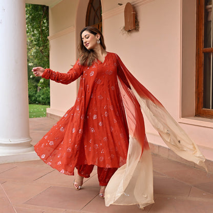 Horizon Georgette Embroidered Suit Set