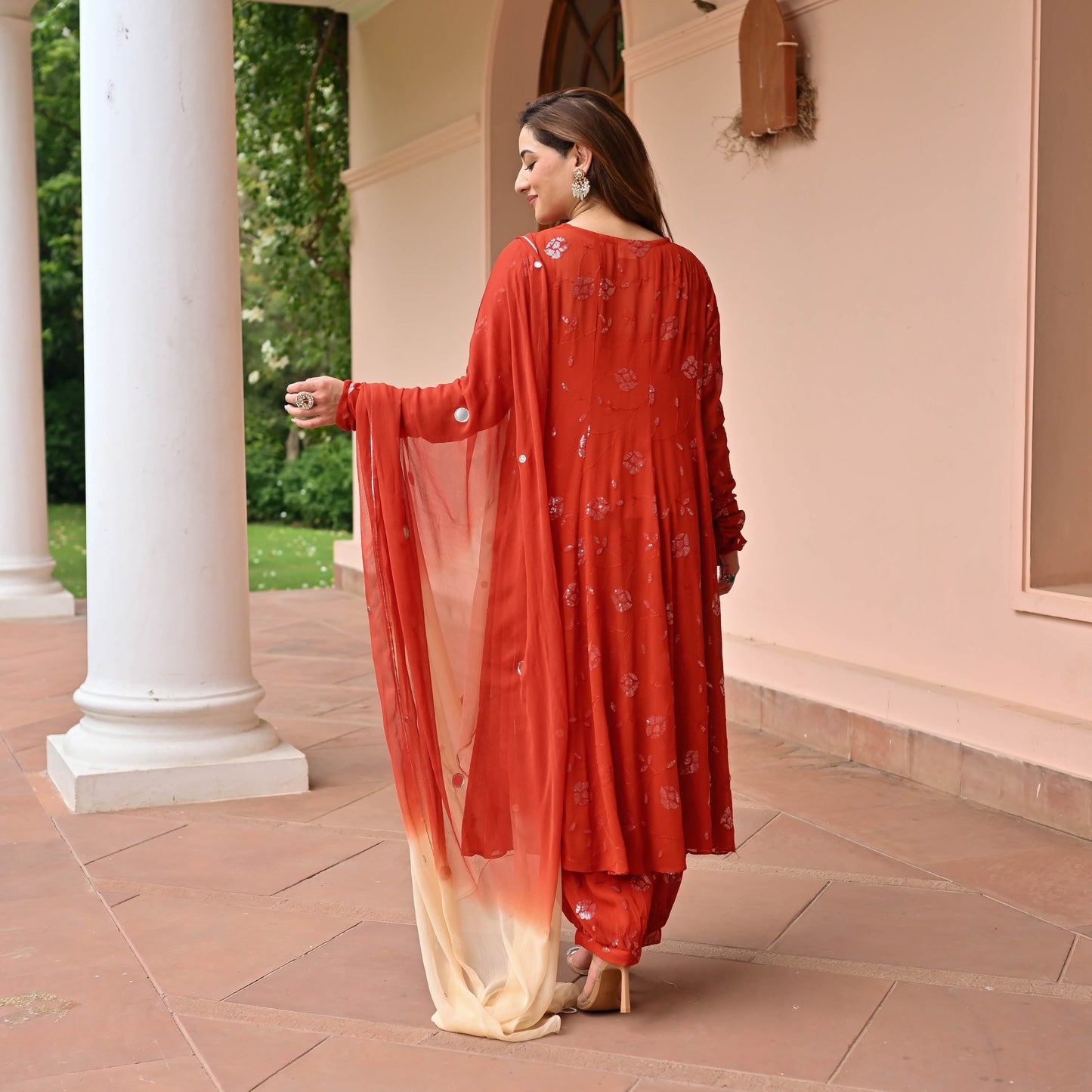 Horizon Georgette Embroidered Suit Set