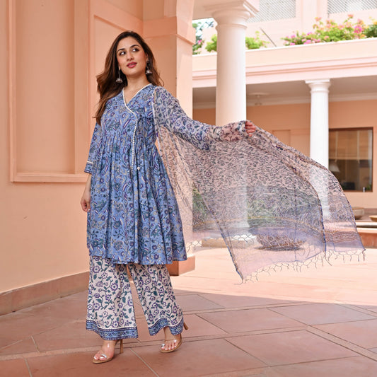 Grace Handblock Suit Set