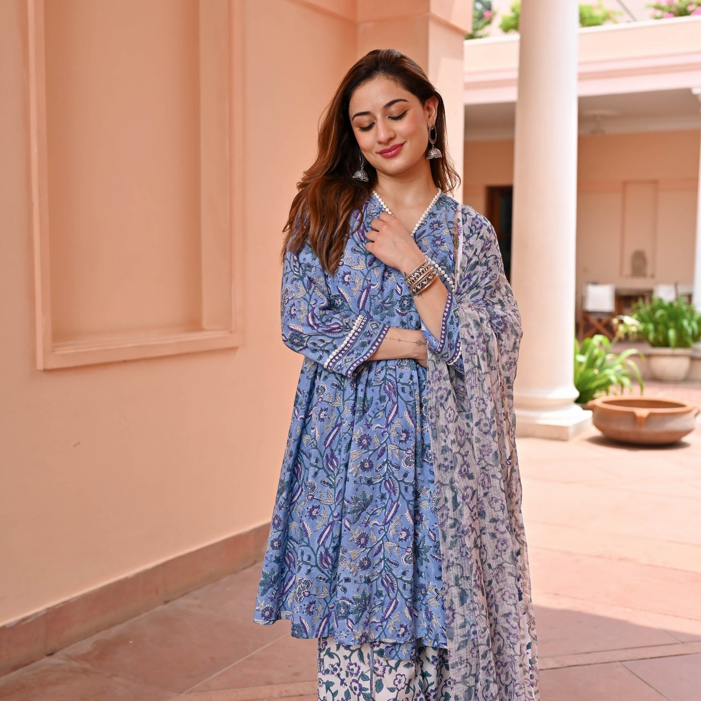 Grace Handblock Suit Set