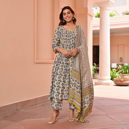 Dreams Handblock Suit Set