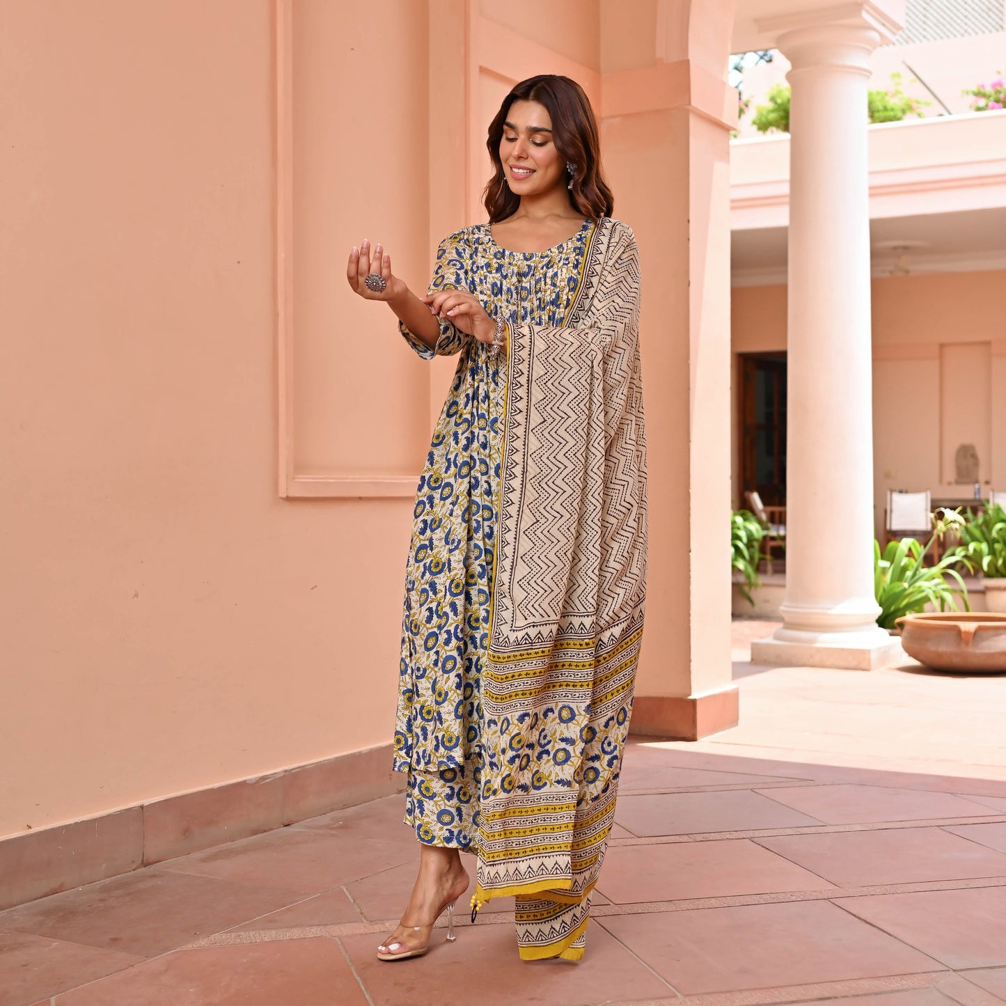 Dreams Handblock Suit Set