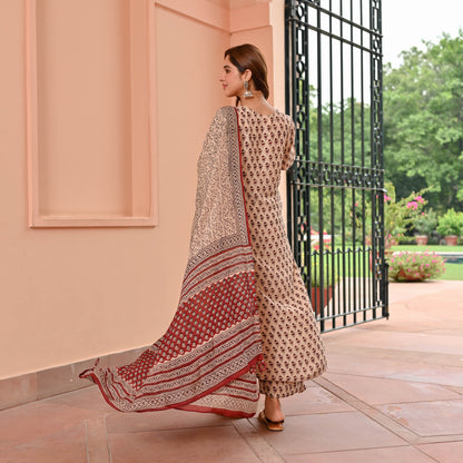 Delight Handblock Suit Set