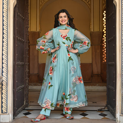 Dhara Handpainted Suit Set