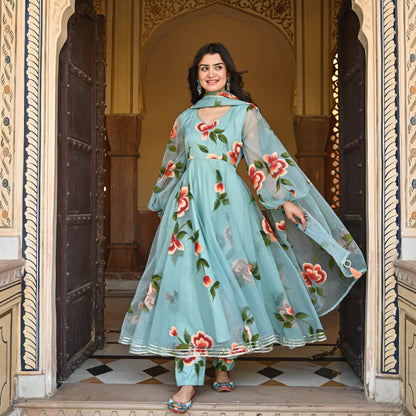 Dhara Handpainted Suit Set