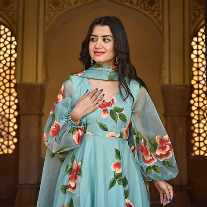 Dhara Handpainted Suit Set