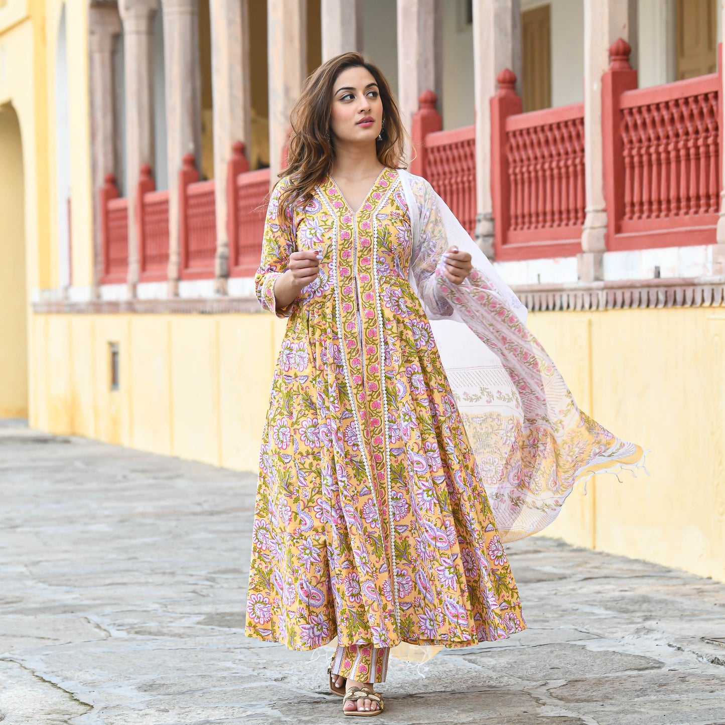 Sakhi Fashions Natural Charm Cotton Salwar Suit
