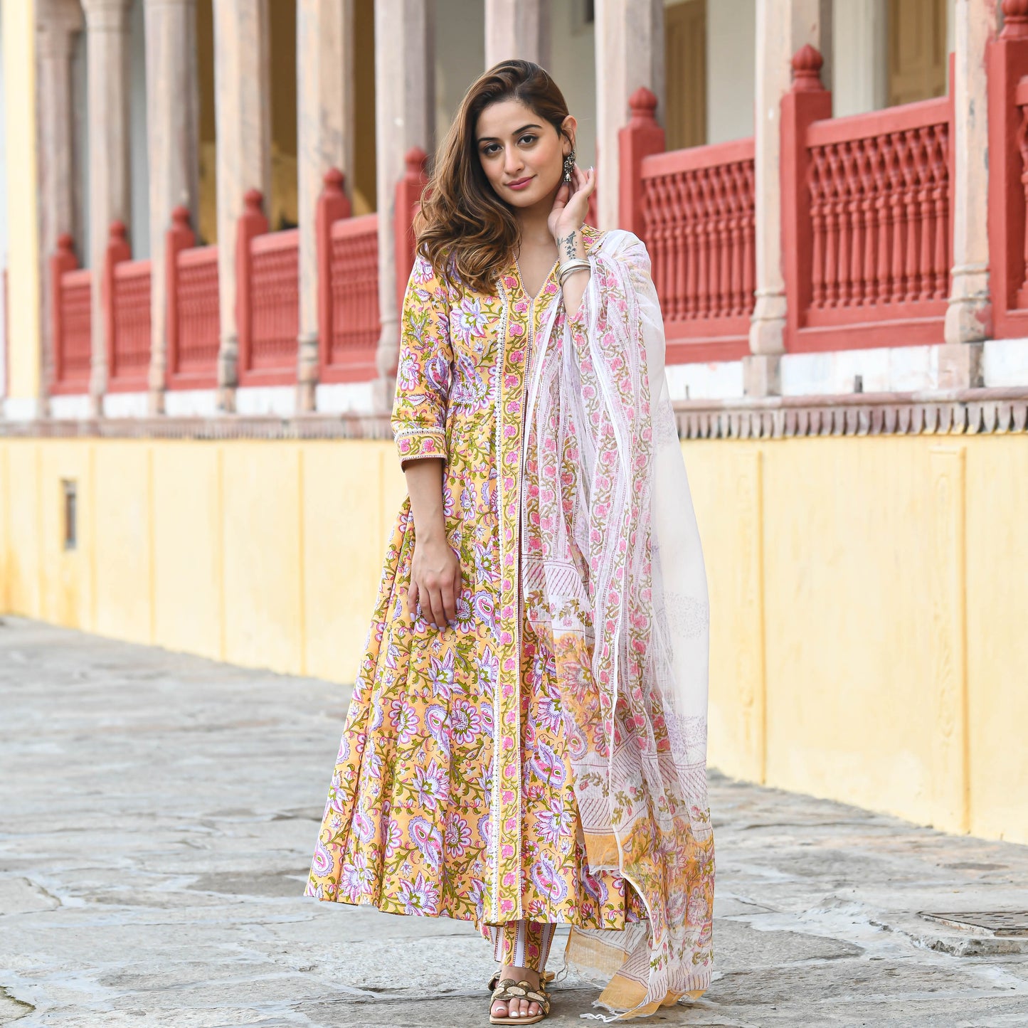 Sakhi Fashions Natural Charm Cotton Salwar Suit
